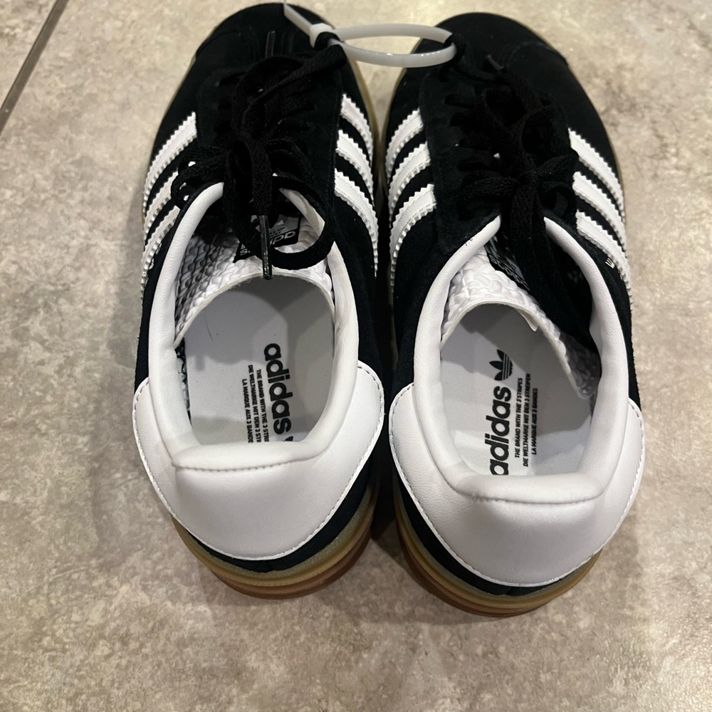adidas Black and White Classic Low-Profile Sneakers